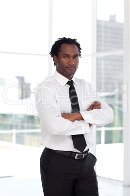 Business leader with arms Folded