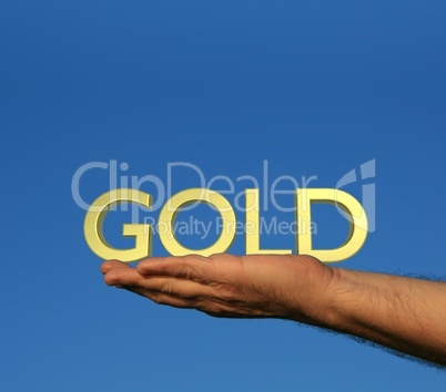 Hand voll Gold