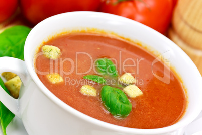 Tomaten-Krem-Suppe