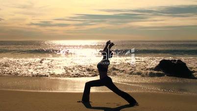 Yoga am Strand