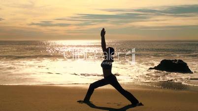 Yoga am Strand