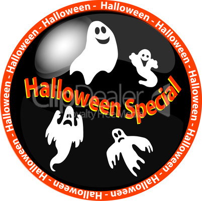 button halloween special - geister