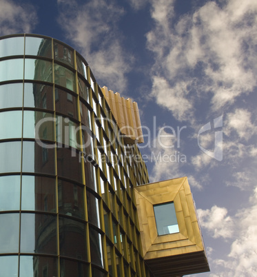 Ultra modern "Bling Bling" building in Liverpool City center, Liverpool, UK