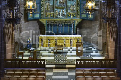 Lady Chapel inside Liverpool Cathedral, Liverpool, England