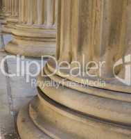 Base of neoclassical pillars
