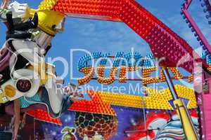 Colorful Fairground Ride