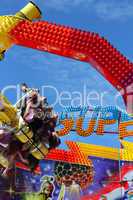 Colorful Fairground Ride