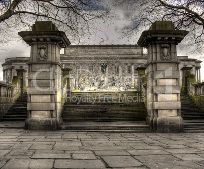 HDR view of St Georges Hall Liverpool, UK