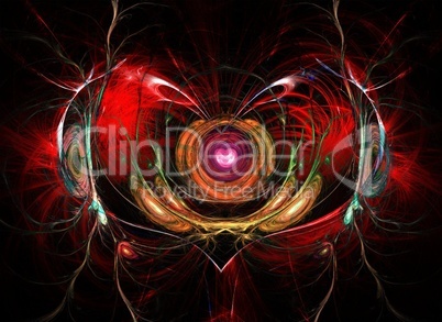 High resolution fractal heart
