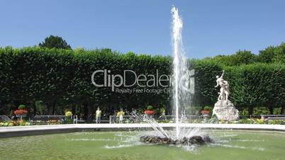 Fountain in Mirabell gardens