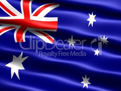 Fahne von Australien  .. Flag of Australia