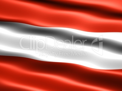 Fahne von Österreich  .. Flag of Austria