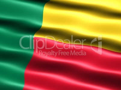 Flagge der Republik Benin -- Republik Benin Flag of Benin