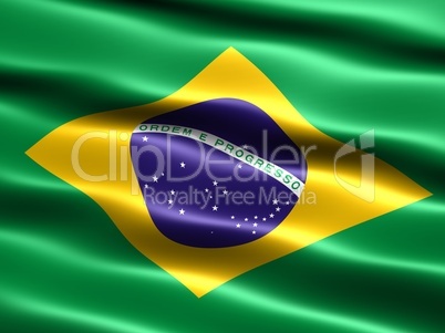 Fahne von Brasilien .. Flag of Brazil