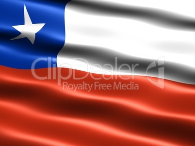 Flagge der Republik Chile -- Flag of Chile