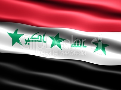 Flag of Iraq (before 2008)