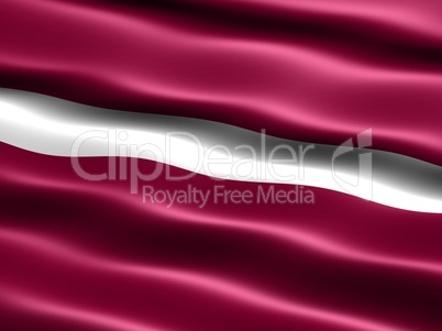 Flag of Latvia