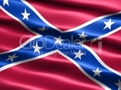 Fahne der Konföderierten .. Second Confederate Navy Jack, 1863 to 1865