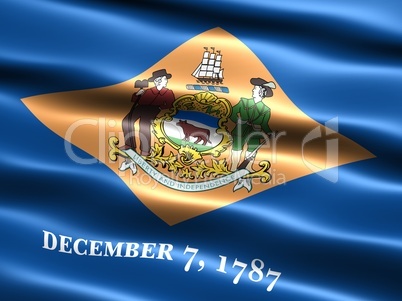 Flag of the state of Delaware