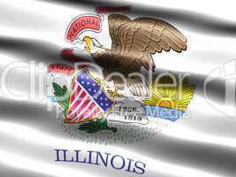 Flag of the state of Illinois