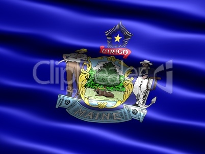 Flag of the state of Maine