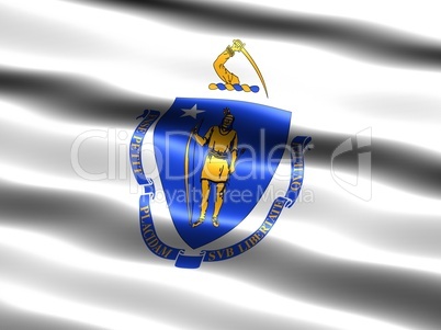 Flag of the state of Massachusetts