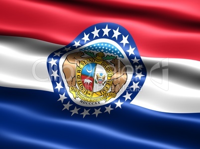 Flag of the state of Missouri