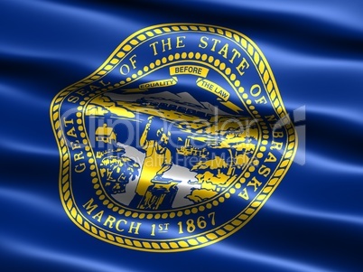 Flag of the state of Nebraska