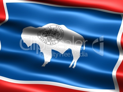 Flag of the state of Wyoming