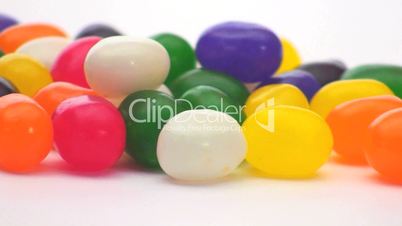 jelly beans on white