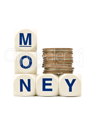 Money Blocks with Coins