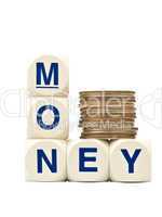 Money Blocks with Coins