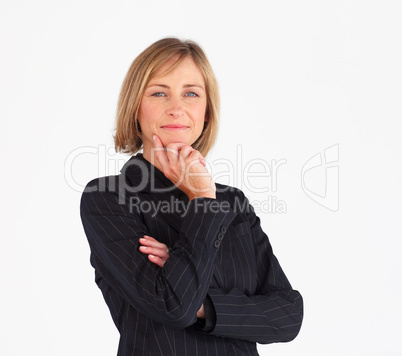 Portrait of a confident businesswoman looking at the camera
