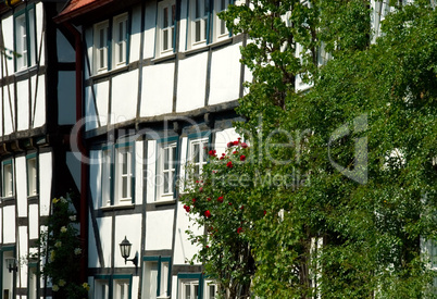 Altes Fachwerkhaus -.Old German framework, half-timbering house