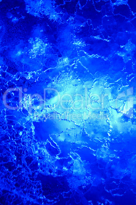 Blaues Eis als Struktur am Polarkreis