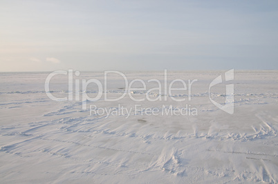 Eis auf der Ostsee am Polarkreis