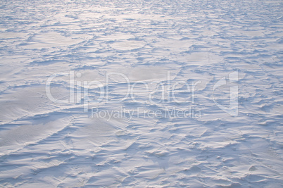 Eis auf der Ostsee am Polarkreis