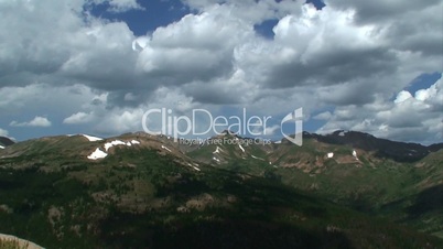 (1015) Summer Mountain Time-lapse Rain Storm Clouds