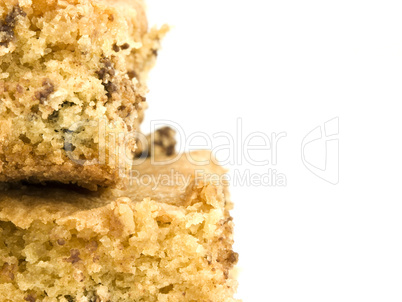 Chocolate Chip Cookie Bar with Copyspace