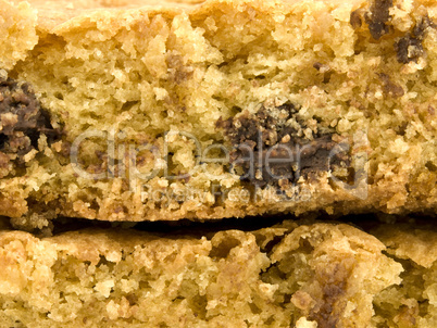 Close up of Chocolate Chip Cookie Bar