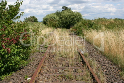 Stillgelegte Bahngleise