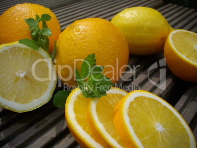 Orangen und Zitronen