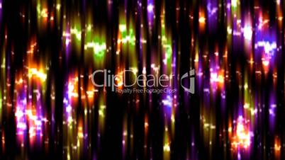 Colorful glowing sparkles - digital animation