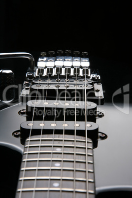 Part of an electric guitar