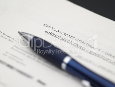 bilingual employment contract