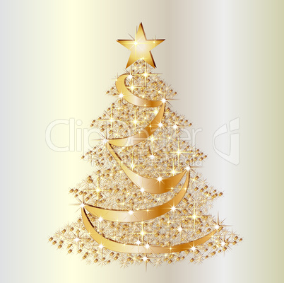 goldener weihnachtshintergrund