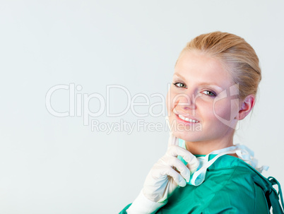 Female Surgeon smiling