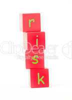 Risk Spelt out in letters