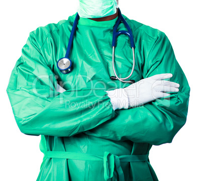 Surgeon before going into surgery