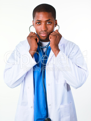 Young Doctor at work in a hospital